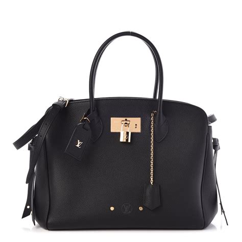 LOUIS VUITTON Veau Nuage Milla MM Black 